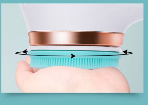 Electric Bath Brush Silicone Back Scrubber 7