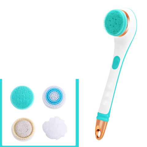 Electric Bath Brush Silicone Back Scrubber 8