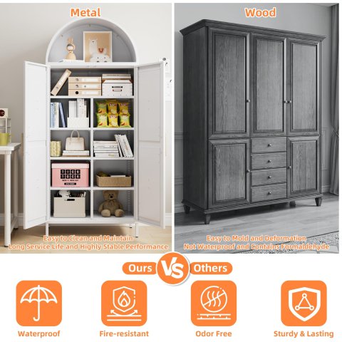 Metal Kitchen Pantry Storage 4