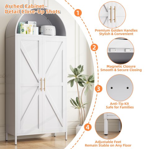 Metal Kitchen Pantry Storage 9