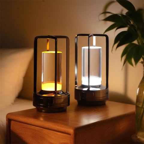 2pcs Portable Touch Control Table Lamp