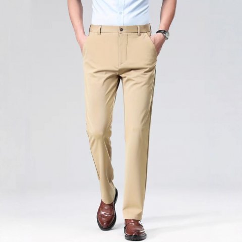 Mens Straight Leg Business Trousers