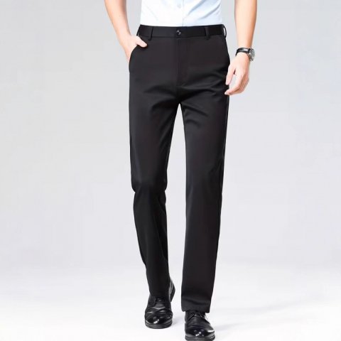 Mens Straight Leg Business Trousers 4
