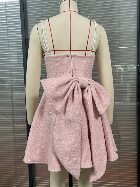 Women's Fashion Personalized Bow Party Dress