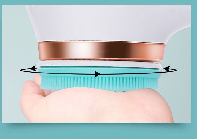 Electric Bath Brush Silicone Back Scrubber