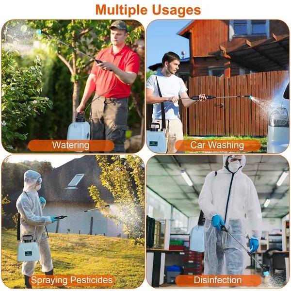 5L/1.3Gallon Electric Plant Sprayer Telescopic