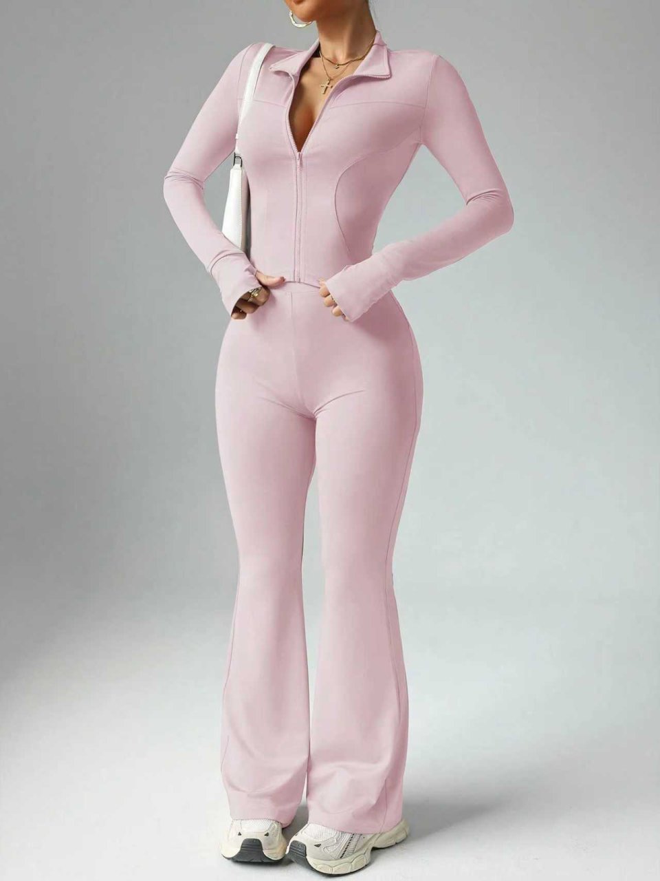 Long-Sleeved Fitness Suit