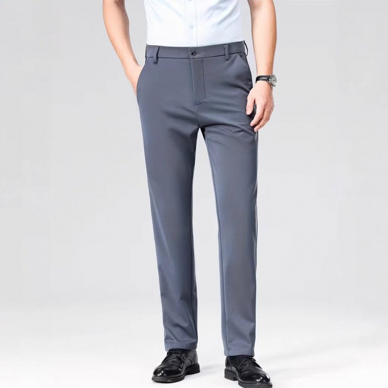 Mens Straight Leg Business Trousers