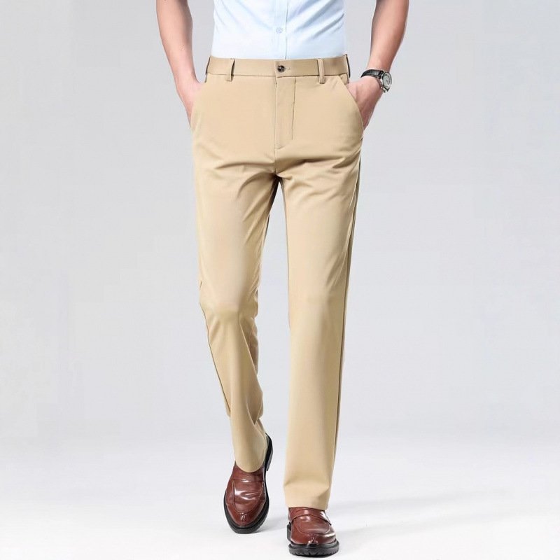 Mens Straight Leg Business Trousers