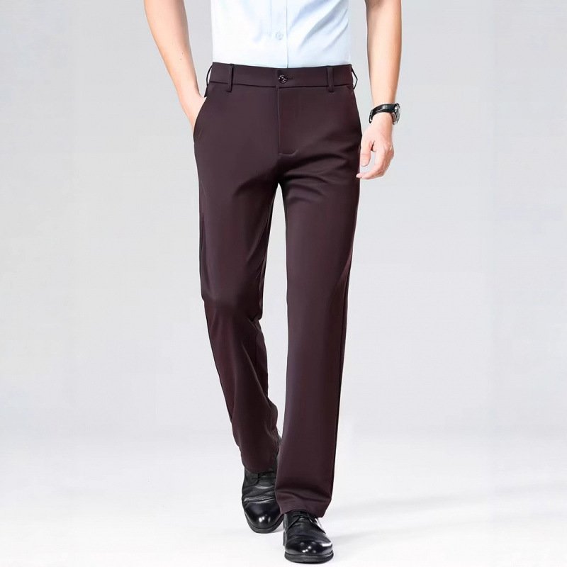 Mens Straight Leg Business Trousers