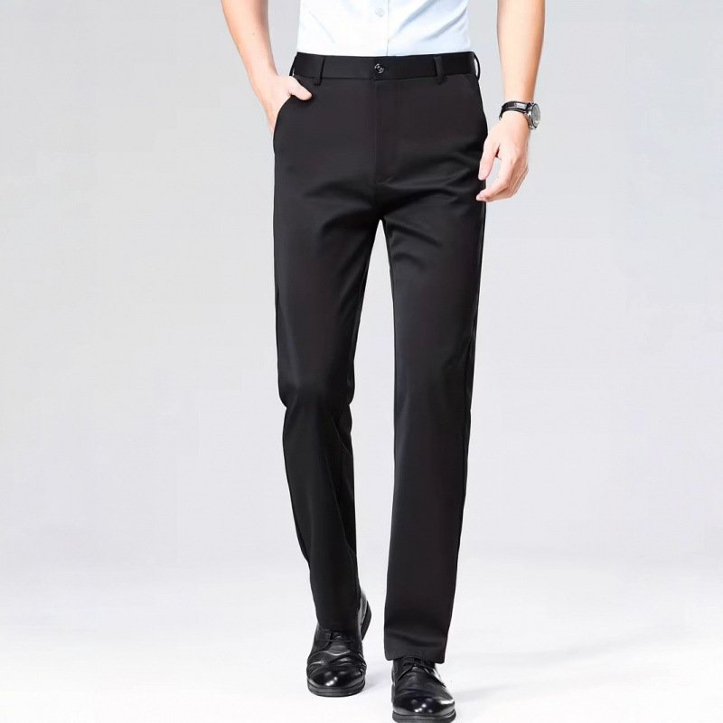 Mens Straight Leg Business Trousers